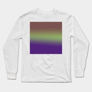 red blue gradient texture Long Sleeve T-Shirt